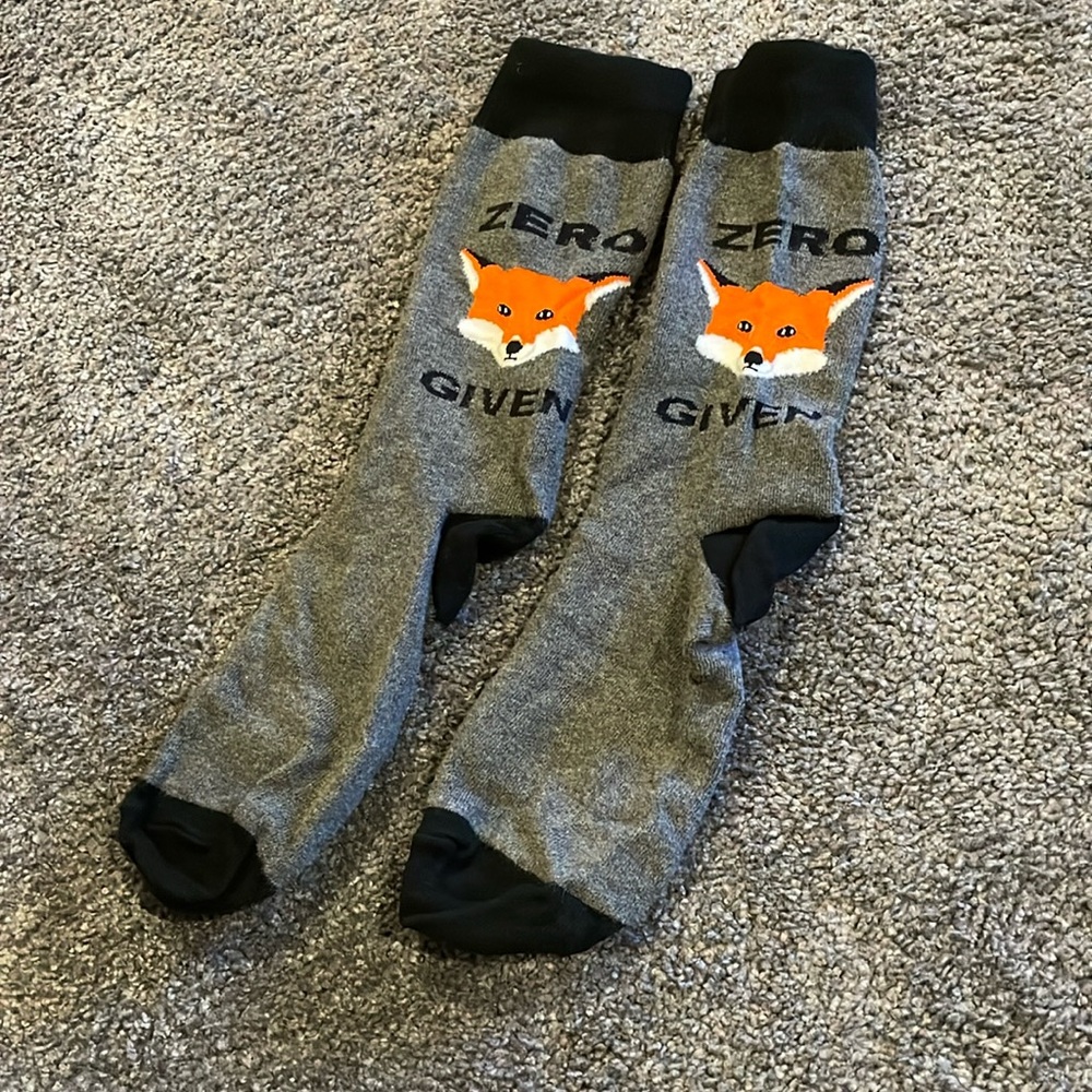NWOT Zero 🦊 given socks